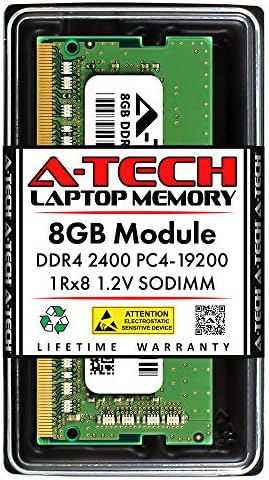 החלפת זיכרון RAM של A-Tech 8GB עבור HP 862398-855 | DDR4 2400MHz PC4-19200 1RX8 1.2V מודול זיכרון 260 פינים של SODIMM